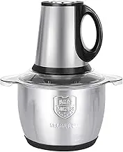 Food Processor, Mini Food Chopper Electric, Meat grinder Blender(Table Blender), Stainless Steel Mincer 300W Kitchen,For Vegetable, Fruit, Onion, Garlic -5L