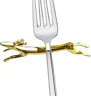 Metal Chopstick Rest | Decorative Utensil Rest - Cartoon Animal Shape Chopsticks Holder Rack for Spoon Tableware, Stainless Steel Fork Stand