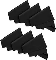 IWOWHERO Microfiber Cleaning Cloths for Eyeglasses Screens Lenses Phones Tablets Lint Reusable for Dust Oil and Smudge Removal Delicate Surfaces