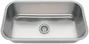 30" x 18" x 9" Deep Stainless Steel 18G Undermount Single Bowl Kitchen Sink
