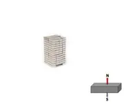 Neodymium Block Magnet - 10mm x 7mm x 2mm | N35
