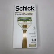 Schick Xtreme BAMBOO Men’s Razor W/ 1 Handle & 3 Razor Cartridges