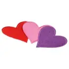 Pink Patches for Clothes Heart Heart Iron on Patches Heart Patches Jacket