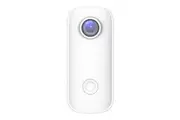 SJCAM C100 Mini Action Camera 1080P/30fps Digital Video Camera 30M Waterproof ic Body Built-in Battery WiFi Connection APP Sharing with Waterproof Case Back Clip Lanyard