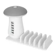Home Desk Table Mushroom Light Lamp Charger