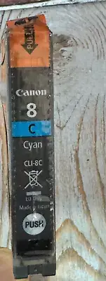 Canon Pixma 8 Ink Cartridge CLI-8PC Cyan Genuine SEALED