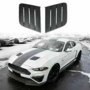 Fit For 2018-20 Ford Mustang 422083 Hood Bonnets Vent Heat Extractors Black Pair