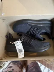 Children’s size 4 Black Adidas Lite Racer trainers new With Tags And Box