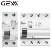 GEYA B Type DC ELCB Residual Current Circuit Breaker 2P 40/63A 30/100/300mA 6kA