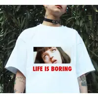 在飛比找蝦皮購物優惠-預購💥LIFE IS BORING 低俗小說 印花Tee