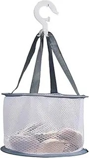 Folding Brushes Drying Mesh Net,Mesh Hanging Flat Makeup Brush Drying Rack | Foldable Brushes Sponge Beauty Eggs Flat Net, Portable Makeup Tools Cleaning Net for Courtyard