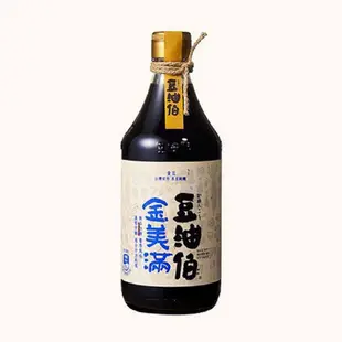 豆油伯金美滿無添加糖釀造醬油/ 500ml