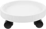 Toyvian Rolling Plant Tray with Wheels Sturdy Plant Holder for Flower Pots Easy to Clean Floors for Home Decoration
