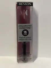Revlon Colorstay Overtime 16 HRS W/Vit. E Lipcolor, 010 Non-Stop Cherry, NOS