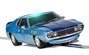 AMC Javelin Alabama State Trooper 1:32 Police Slot Race Car with Working Sire...