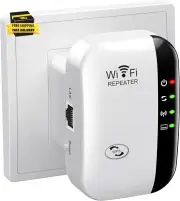 Wifi Extender, Wifi Signal Booster up to 5800Sq.Ft and 56+ Devices, Wifi Range E