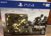 Sony PlayStation 4 Slim Call of Duty: WWII Limited Edition 1TB Green Camouflage