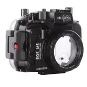 40m/130ft Underwater Camera Diving Housing Case for Canon EOS M5 22mm Lens New