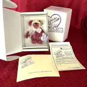 ANNETTE FUNICELLO BEAR & CO - CHERRY POP FIZZ - Beary Licious NIB- 2 AVAILABLE
