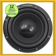 Alpine Bassline Series W12S4 12 Inch Single 250W RMS Power Car Subwoofer 4 OHM