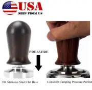 58mm Espresso Pressing Coffee Tamper Base Pressure Tamper Handle Dosing Ring US