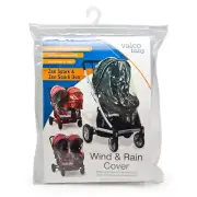 Valco Baby Transparent Wind/Rain Cover PVC Shield for Spark/Duo Stroller Pram