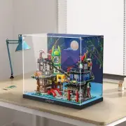 Display Case for LEGO 71799 Ninjago City Markets Premium Acrylic Case