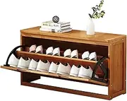 Shoe Cabinet|Shoe Bench|Shoe Rack|Easy to Use,Self-Assembly,Space Saving,Wide 2 Tier Storage Shelf to Fill All Types of Shoes|802443cm|Easylife Lifestyle Solutions|Store Up to 8 Pairs of Shoes|in Na