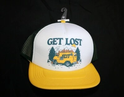 Neff Get Lost Trucker Hat Green/Yellow