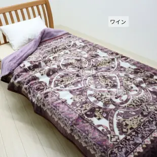 日本製 西川 Nishikawa 超暖 發熱兩層 幾何 單人毛毯(140x200cm)