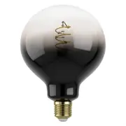 Filament Dimmable LED G125 Globe Bulb 240V 4W ES Grey Transparent Glass 1800K - 12589