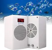 Aquarium Chiller Water Cooler & Warmer Aquarium Chiller for Below 20L Marine Coral Reef Shrimp Tank Water Temperature Conditioner Fish Tank Cooling Fan System