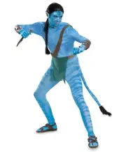 Jake Sully Reef Look Deluxe Avatar Way Water Fancy Dress Halloween Adult Costume