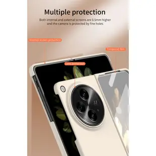 OPPO Find N3 摺疊保護殼 奶茶色系質感ins保護套暖色保護殼手機殼背蓋