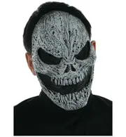 Soul Stealer Spirit Horror Ghost Haunted Spooky Halloween Mens Costume 1/2 Mask