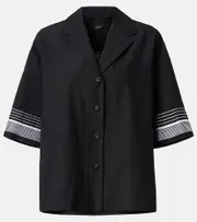 [Joseph] Joseph Leopold cotton and silk shirt AU 4 black