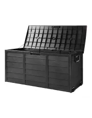 [Gardeon] Outdoor Lockable Storage Box 290L in Black