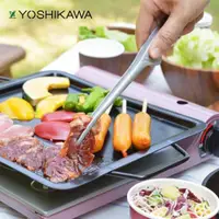 在飛比找ETMall東森購物網優惠-吉川(YOSHIKAWA)日本進口不銹鋼食品夾 烤肉夾料理夾