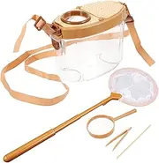1 Set Bug Observation Kit Magnifier Box with Telescopic Net Educational Science Tool for Outdoor Exploration Nature Observation and Collecting Insects Leaves