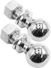 BELLIFFY 2pcs Trailer Hitch Ball Mount M22 50mm Diameter Heavy Duty Yacht Tow Ball Trailer Accessories Replacement Tow Ball for Rv