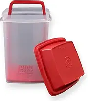 [Tupperware] Pick A Deli 8 Cup Sheer with Red Strainer and Seal