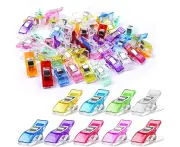 50pcs Sewing Clips Crafts Fabric Quilting Crochet Plastic Sewing