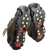 Ice Snow Anti Slip Spikess Grips Grippers Crampons Cleats For Hike Shoes Boots