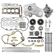 Timing Chain Kit VCT Selenoid Actuator Gear Water Pump Kit For GM Ecotec 2.0 2.4