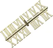 KOMBIUDA Accurate Roman Numerals Clock Numerals 3cm Wall Clock Hands Electroplated Material DIY