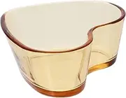 Ciieeo Small Glass Bowl Heart Shape 240ml Versatile for Steamed Eggs Cakes Puddings