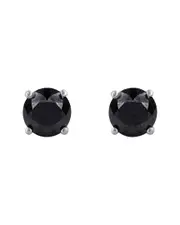 Silver 3.00 ct. tw. Diamond Studs