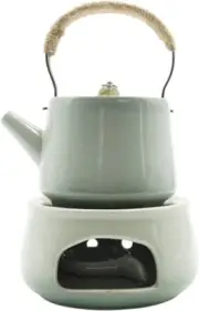 4.13" Charcoal Tea Stove Fire-Resistant Clay Tea Stove Handmade Charcoal Stove