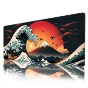 Anime Desk Mat, Japanese Gaming Mouse Pad Large, XL Cool Keyboard Mousepad, K...