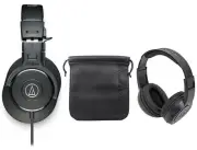 Audio Technica ATH-M30X Studio Monitor Collapsible Headphone+Headphones